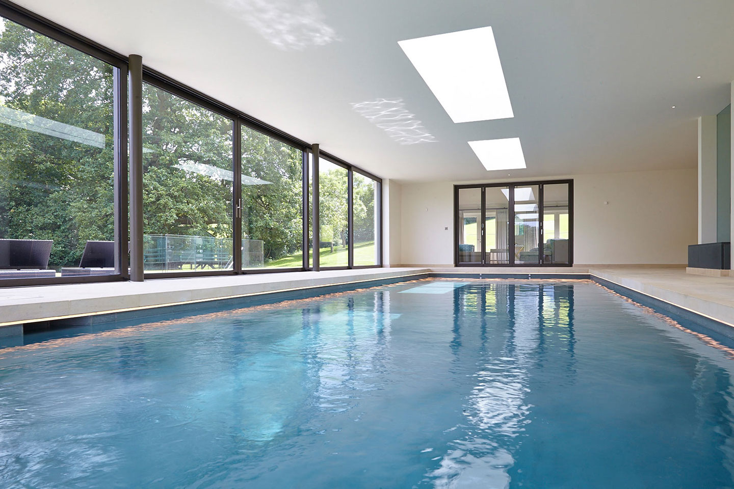 Indoor Swimming Pool with Counter Current Units in the Cotswolds