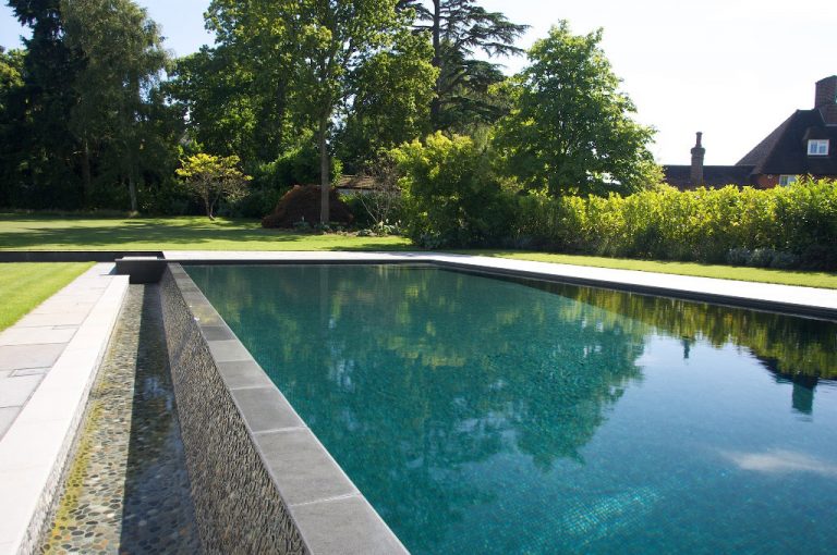 Japanese-Inspired Outdoor Swimming Pool - Guncast Pools & Wellness