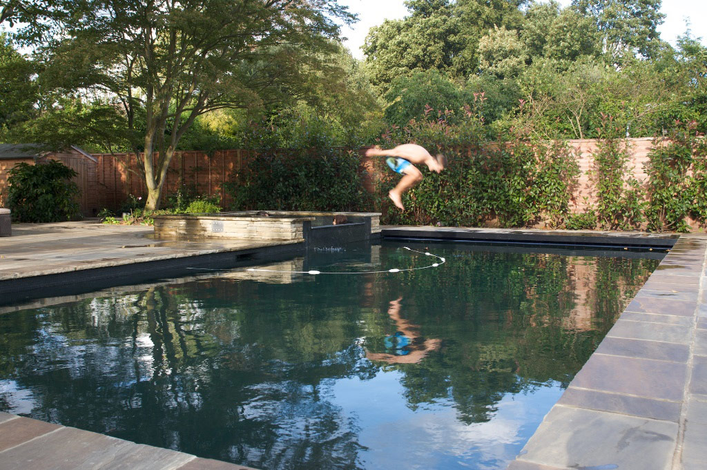 Outdoor Swimming Pool and Spa in South London