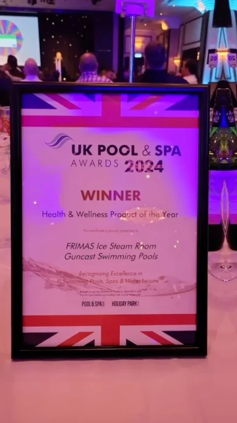 🥇🥈🥉 Gold, Silver, and Bronze for Team KLAFS & Guncast at the @UKPoolSpaAwards

We’re thrilled to share our successes from this year’s awards:

The FRIMAS secured the Winner award for Health & Wellness Product of the Year and also took Silver for Leisure Product of the Year.

Our Manor House Pool & Spa Project received Bronze in the Outdoor Pool of the Year – Over £150K category.

It was incredibly rewarding to see the industry’s innovation on full display and to catch up with so many brilliant colleagues.

A huge thank you to @UKPoolSpaAwards for another amazing event. Here’s to another year of pushing boundaries in swimming pool, spa, and wellness design! 

#Innovation #WellnessDesign #PoolAndSpaExperts #KLAFS #Guncast #SwimmingPoolDesign #SpaDesign